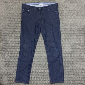 Peter Millar Crown Pants Mens 38x31 Blue 5 Pocket Stretch Cotton Modal Chino